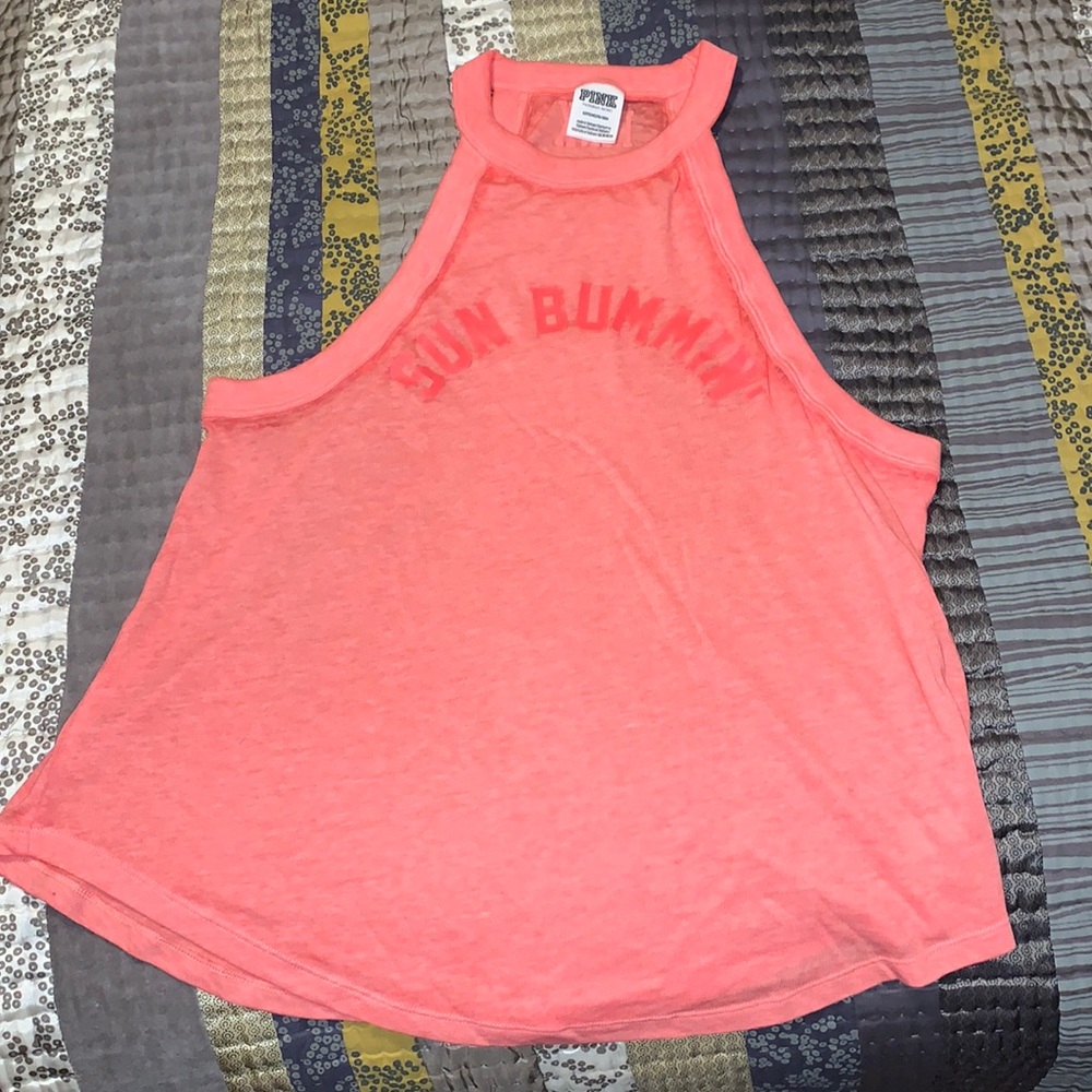 PINK Pink Tank Top “SUN BUMMIN’”